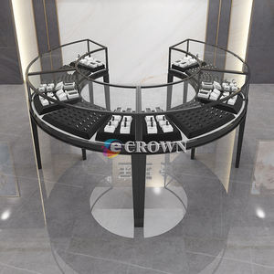Retail Store Mall Counter Shop Design Treasure Display Retail Shop <strong>Re</strong> Shop Jewelry Display showcase Counter OEM - Product Image 2