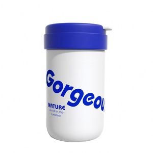 Mug isotherme personnalisé avec logo, bleu Klein, sublimation, pour le bureau, 340 ml, 420 ml, bouteille d'eau Tuntun - Product Image 6