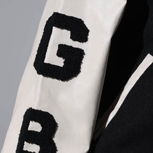 Blouson universitaire imprimé tendance pour femme, coupe oversize, en tissu durable, respirant et à séchage rapide, style streetwear hivernal - Product Image 6