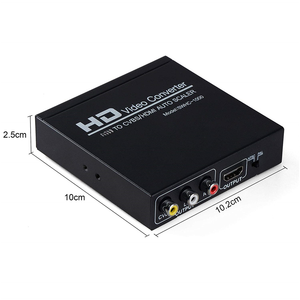 <span class=keywords><strong>Adaptateur</strong></span> convertisseur vidéo audio <span class=keywords><strong>HDMI</strong></span> <span class=keywords><strong>vers</strong></span> <span class=keywords><strong>HDMI</strong></span> et AV <span class=keywords><strong>RCA</strong></span> CVBS composite, prise en charge de la mise à l'échelle automatique 1080P, zoom en avant et en arrière, PAL NTSC - Product Image 5