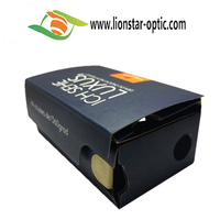 Vente en gros pliable Réalité virtuelle 3d Diy VR Lunettes Réalité virtuelle Carton Google Boîte visionneuse en papier VR