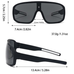 "Nouveau grand cadre adulte vélo <span class=keywords><strong>lunettes</strong></span> de soleil sans cadre 2024 coupe-vent <span class=keywords><strong>POC</strong></span> <span class=keywords><strong>lunettes</strong></span> de soleil cyclisme Sport" - Product Image 5