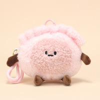 Goode Fun Geburtstagstorten-Burger-Plüschpuppe, Kuscheltier-Schlüsselanhänger, Obsttorten-Plüschanhänger, niedlicher gefüllter Brot-Taschenanhänger, Unisex