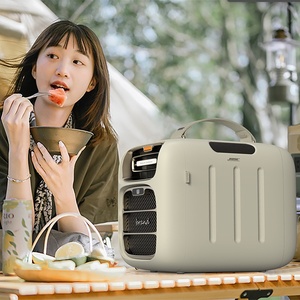 เครื่องปรับอากาศไฟฟ้าแบบพกพาสำหรับภายนอกอาคาร ระบบทำความเย็น/ทำความร้อน ครอบคลุมพื้นที่ 108 ตารางฟุต เหมาะสำหรับตั้งแคมป์ หอพัก บูธรักษาความปลอดภัย เต็นท์นอน พร้อมมุ้งกันยุง - Product Image 1