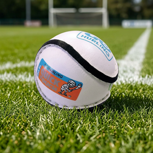 Ballons de sport Quick Touch Hurling Sliotar de haute qualité, design couleur personnalisé, impression sérigraphique, cuir PU cousu à la main - Product Image 3