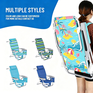 Silla <span class=keywords><strong>de</strong></span> <span class=keywords><strong>Playa</strong></span> Plegable <span class=keywords><strong>de</strong></span> Aluminio Ligero <span class=keywords><strong>con</strong></span> 5 Posiciones Reclinables, Personalizable <span class=keywords><strong>con</strong></span> Logotipo OEM, Silla <span class=keywords><strong>de</strong></span> Camping Plegable al por Mayor - Product Image 3