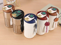 Gobelet thermos numérique à isolation sous vide, bouteille d'eau en acier inoxydable avec affichage de la température par LED, tasse à café