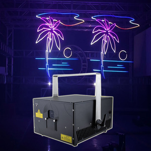 Láser <span class=keywords><strong>de</strong></span> Haz Perfecto <span class=keywords><strong>de</strong></span> 100-250 V, Animación 3D a Todo Color, Luz Láser <span class=keywords><strong>de</strong></span> Alta Potencia IP65 para Teatro, Bar, Club, Fiesta, Evento, Boda, Espectáculo - Product Image 1
