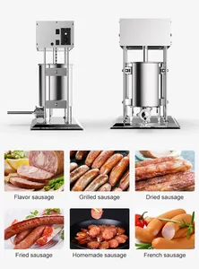 Industrial Stainless Steel Meat Sausage Filling Twister Machine / Pork Beef Sausage Stuffer Filling Machine