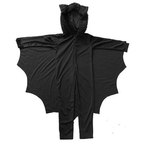 Costume de chauve-souris pour enfants, combinaison noire avec ailes, tenue de spectacle d'Halloween, matière Spandex, taille 3-8 ans - Product Image 5