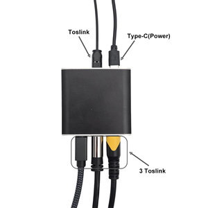 SPDIF Toslink 1 in 3 Out Optischer <span class=keywords><strong>Audio</strong></span>-Splitter für Heimkino und DVD-Player - Product Image 4