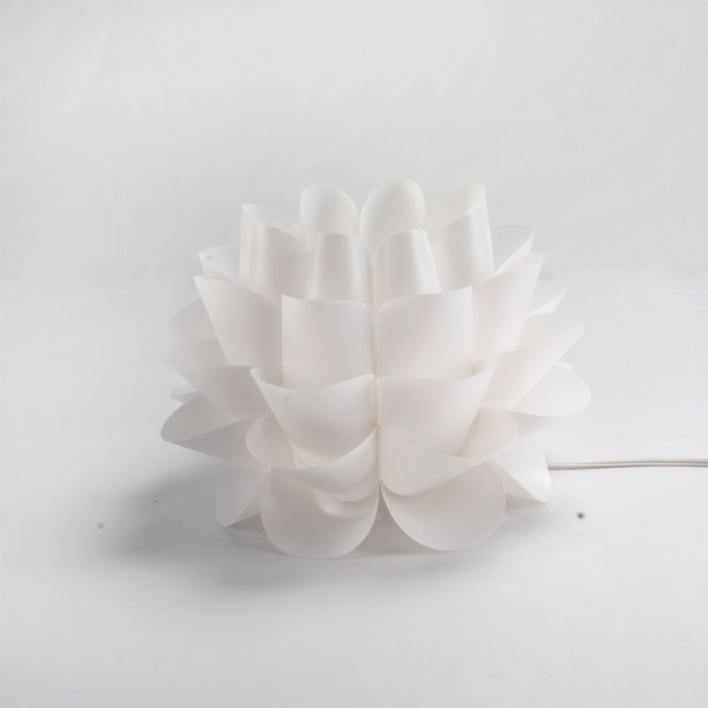 ПВХ Декор для помещений, подвесное освещение, современная пластиковая головоломка в форме цветка «сделай сам», Современная Подвесная лампа, светодиодные светильники для комнаты