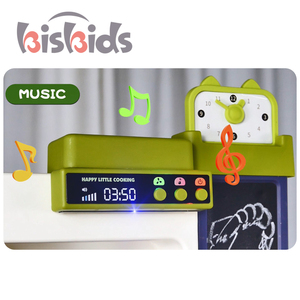 Juego de Cocina de Juguete de Plástico de Lujo para Niñas, 101 Piezas, Multifuncional, con Sonidos Eléctricos, <span class=keywords><strong>Estufa</strong></span>, Caja de Cocina y Juguetes de Comida - Product Image 4