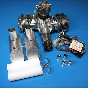 Moteur DLE120 bicylindre pour modèle d'avion à voilure fixe, moteur à essence multicylindre spécial pour avion, moteur 120CC - Product Image 2