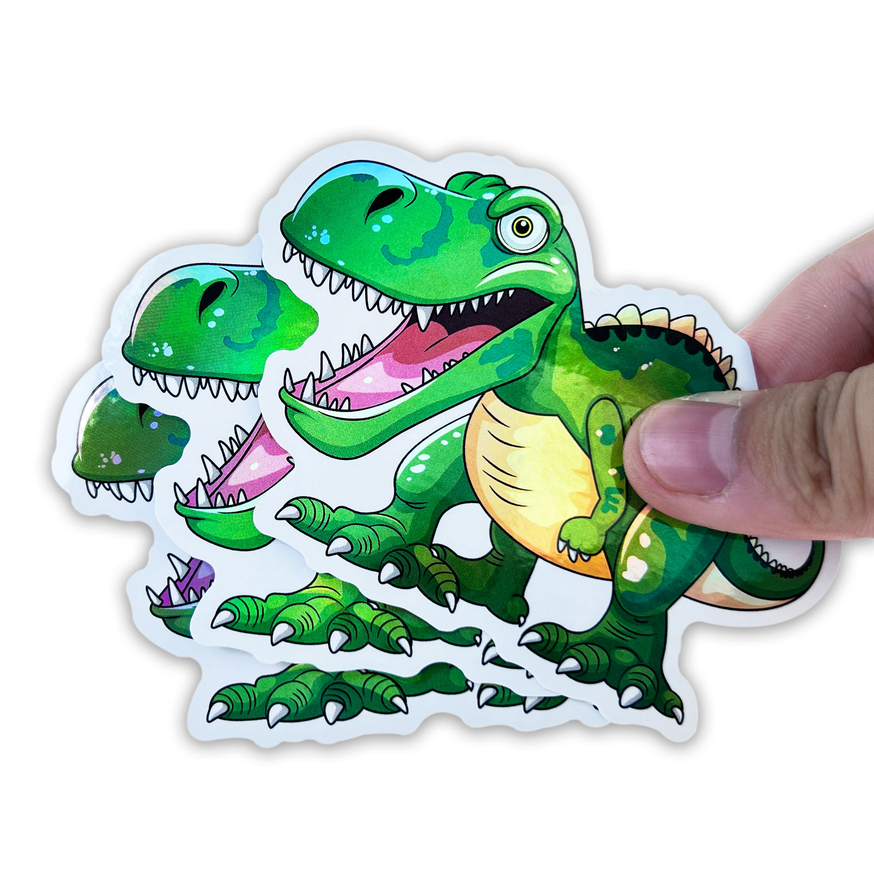 Autocollant holographique