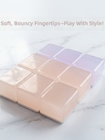 Table de Mahjong Moderne de Luxe en Acrylique et Ensemble de Tuiles Style Gelée, pour Usage Domestique, Finition Frotteuse Faite à la Main, 2-4 Joueurs, Amusant et Décontracté, Article de Collection, Cadeau Idéal