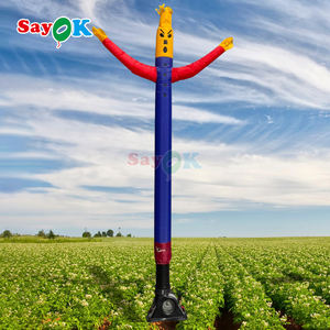 Sayok Marionnette gonflable personnalisée en forme d'épouvantail, danseur aérien, ballon gonflable avec souffleur - Product Image 1