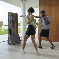Miroirs de Fitness Intelligents IA Luxe Salle de Sport Complète à Domicile avec Câble Style Durable et Simple pour Entraînement Intérieur et Perte de Poids