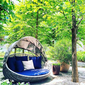 Sofá Columpio de Jardín Moderno y Cómodo, Muebles de Exterior, Sofá de Ratán, Superventas - Product Image 3