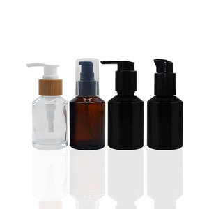 ขวดน้ำมันหอมระเหยสำหรับเครื่องสำอางสีดำขนาด 100 มล. และขวดโหลขนาด 30 มล. 60 มล. 200 มล. ชุดครบพร้อมขวดแก้วแบบหยดพร้อมหัวฉีดและปิเปต - Product Image 2