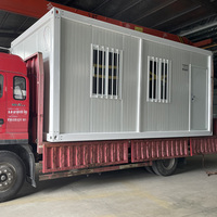Maisons modulaires préfabriquées en acier, conteneurs plats 10ft 20ft 40ft, portables, démontables, design moderne, bureau, école, salle