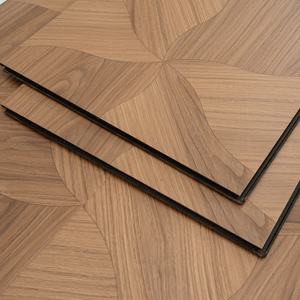 Plancher <span class=keywords><strong>stratifié</strong></span> imperméable AC4 de 12 mm de la série Carbon Crystal, design feuille de lotus, pour chauffage par le <span class=keywords><strong>sol</strong></span> - Product Image 1