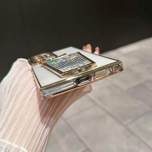 במקרה של tpu שקוף עבור samsung <span class=keywords><strong>gaalxy</strong></span> s24 אולטרה s22 אולטרה s22 ג 'ו שחור gitter כוכבים - Product Image 5