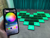 Panneau miroir infini magnétique 50 cm 3D RGBW 15W LED IP55, éclairage de scène à LED pour piste de danse étoilée, contrôlé par application, écran Abyss