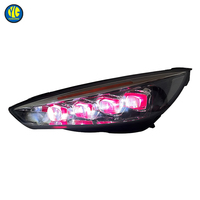 Phare avant YU GUANG pour Ford Focus MK3 2015-2018, amélioration des phares, LED cristal, pièces automobiles, projecteurs de phares, feux de jour DRL