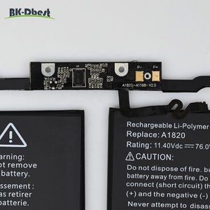Batería Recargable BK-Dbest de Alta Seguridad 76Wh 6667mAh A1820 para Laptop <span class=keywords><strong>MacBook</strong></span> <span class=keywords><strong>Pro</strong></span> Retina <span class=keywords><strong>15</strong></span> Touch Bar A1707 Año 2016 <span class=keywords><strong>2017</strong></span> - Product Image 5