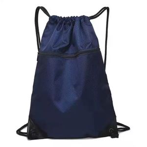 Custom Logo <b>Nylon</b> Drawstring <b>Backpack</b> Sports Gym Bag, Printed Sack Pack for Outdoor Travel School Outside Activities Wholesale - Product Image 5