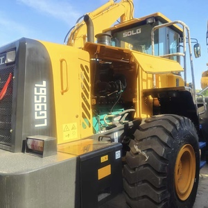 Chargeur frontal SDLG LG956L de seconde main 95HP Diesel 4WD 3.0m3 Bucket 16500kg SDLG LG956L Chargeur sur pneus - Product Image 1