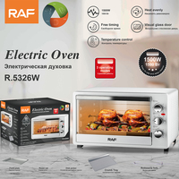 Four électrique RAF 40L 1500W avec rôtissoire pour la cuisson, la rôtissure et la tostade à domicile