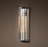 Luminaires modernes en cristal de style nodique hôtel maison applique murale en fer noir applique murale intérieure de luxe