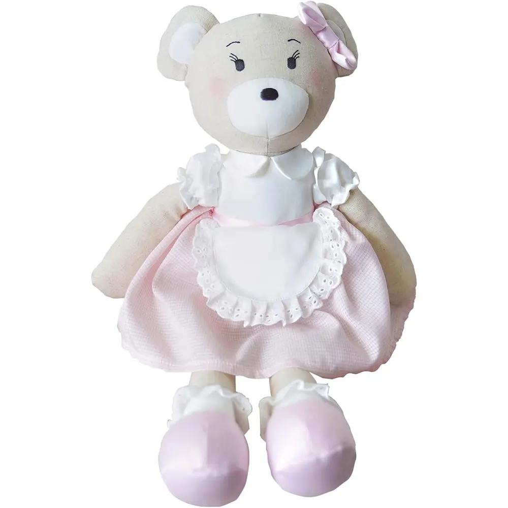 Pamuk oyuncak ayı bebekler çocuklar uyku topluca Plushies prenses giyinmiş ayı hediyeler 19 inç dolması hayvan oyuncaklar peluş yüksek kalite