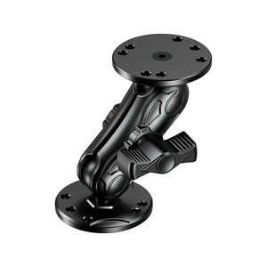 Soporte de Aluminio para Sonda de Pesca de 3.5 Pulgadas, Doble Enchufe, con Orificio AMPS, Placas Redondas para Lowrance, <span class=keywords><strong>Humminbird</strong></span>, Raymarine - Product Image 1