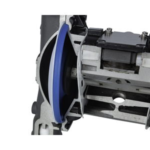 Pompe à membrane en aluminium HYPV de 1 pouce avec membrane en PTFE Source d'alimentation pneumatique pour le transfert d'acide résiduaire - Product Image 5