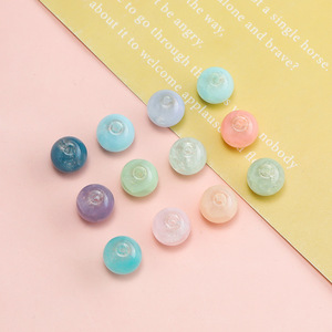 Crackle Glass Beads 10mm Round Loose Beads For Bracelet Making Jewelry Accessories - Product Image 4