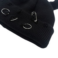 Gorro de Punto Jacquard Transpirable e Impermeable Deviruchi Ears para Otoño e Invierno, Casual, para Hombre y Mujer, para Viajes en Clima Frío
