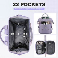 2 pcs/set Fashion Carry on School College Work Travel Daypack Avec USB Port & Pencil Box Teacher Nurse Bag Laptop Backpack Purse