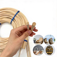 Materiais de Tecelagem em Rattan de Guangdong 2mm para Cestas de Casamento, Cestas de Frutas/Flores, Acessórios DIY para Móveis e Arte
