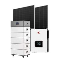 5Kw 10Kw 20Kw sur le système d'alimentation triphasé de panneau solaire du réseau 380V système d'énergie solaire pour la maison