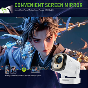 EU New price HY260 Pro Smart <b>Projector</b> 1080P Multimedia <b>Projector</b> Game Mini Portable Home LED Pocket <b>Projector</b> - Product Image 4