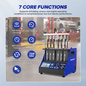 MRCARTOOL V311 Máquina Limpiadora y Probador de Inyectores de Combustible GDI de 6 Cilindros Ultrasónico 12V 70V 120V para Coche y Motocicleta - Product Image 2