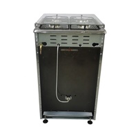 Cuisinière à gaz Xunda à 4 brûleurs avec four et grill, personnalisable ou standard, à prix avantageux