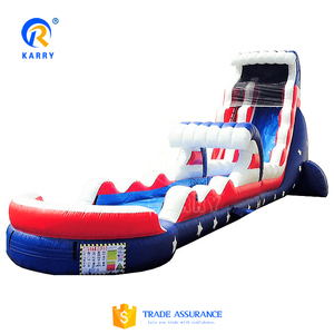 Tobogán Acuático Inflable Americano de Alta Resistencia, Directo de Fábrica, Tobogán Largo y Plegable de Fácil Instalación para Alquiler en Fiestas al Aire Libre - Product Image 5