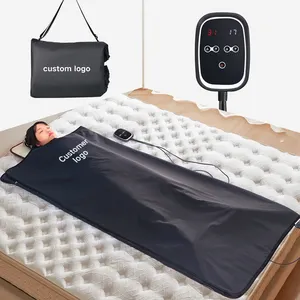 Fuerle waterproof portable home detox infared sauna blanket 1 zone sauna bag with zipper