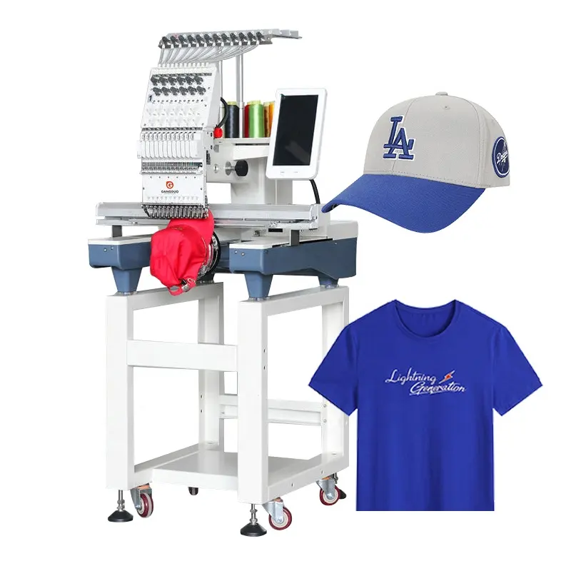 New 2021 Cheap Bordadora Industrial Used Single Head Embroidery Chenille Machine Pr1000 for Small Business Logo