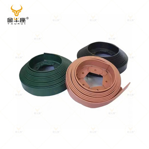 <span class=keywords><strong>Bordure</strong></span> de jardin en PE durable de 10 m, pliable à 180 degrés, sans creuser, en forme de L, avec piquets <span class=keywords><strong>pour</strong></span> parterres de fleurs et allées - Product Image 3