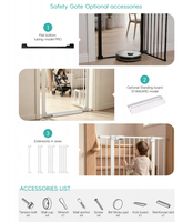 Barrières de sécurité rétractables pour enfants, bébés, tout-petits et animaux domestiques, pour l'intérieur, avec indication de couleur